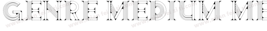 Genre Medium Medium字体转换